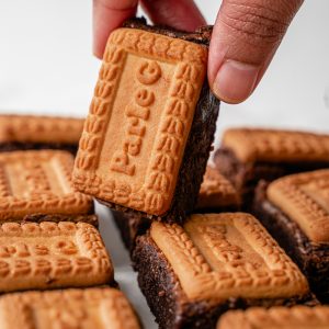 Parle-G Brownie Tray Bake